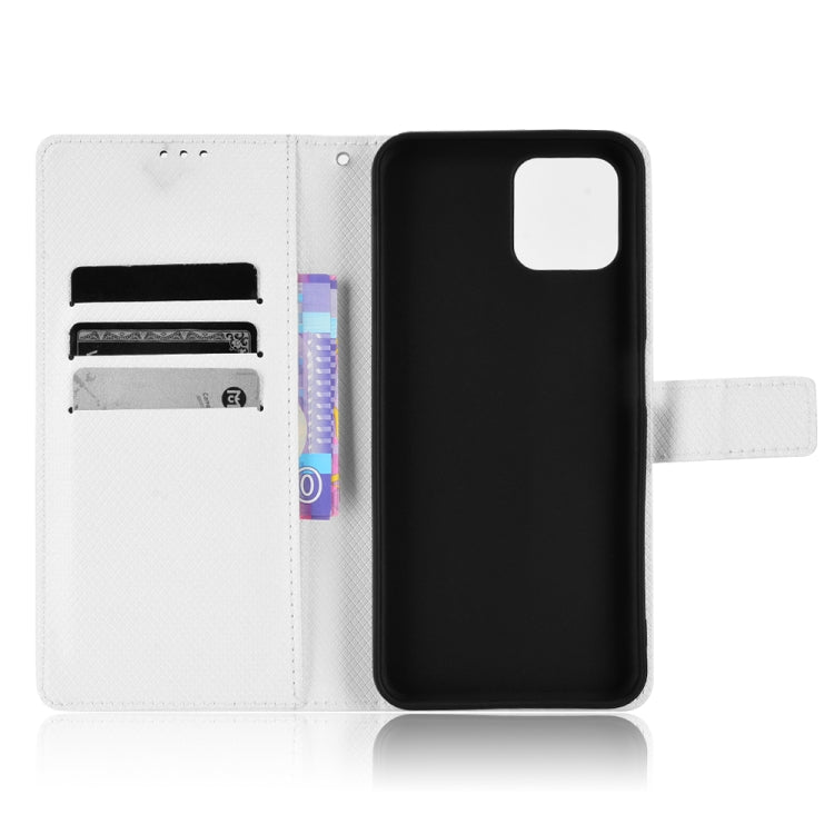 For Blackview A95 Diamond Texture Leather Phone Case(White) - More Brand by buy2fix | Online Shopping UK | buy2fix