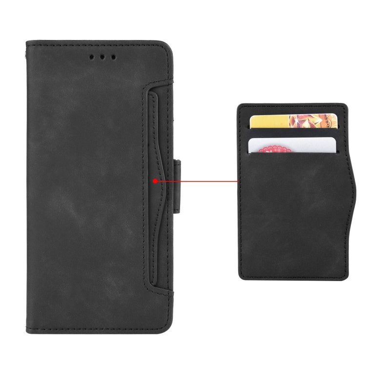 For Blackview A95 Skin Feel Calf Texture Card Slots Leather Phone Case(Black) - More Brand by buy2fix | Online Shopping UK | buy2fix