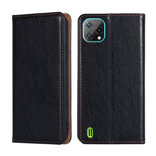 For Blackview A55 Pure Color Magnetic Leather Phone Case(Black) - More Brand by buy2fix | Online Shopping UK | buy2fix