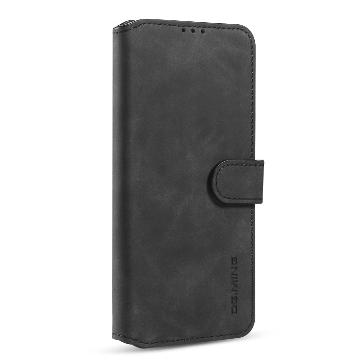 For Galaxy S20 DG.MING Retro Oil Side Horizontal Flip Case with Holder & Card Slots & Wallet(Black) - Galaxy Phone Cases by DG.MING | Online Shopping UK | buy2fix