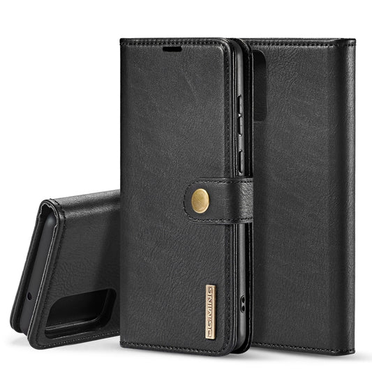 For Galaxy S20 DG.MING Crazy Horse Texture Flip Detachable Magnetic Leather Case with Holder & Card Slots & Wallet(Black) - Galaxy Phone Cases by DG.MING | Online Shopping UK | buy2fix