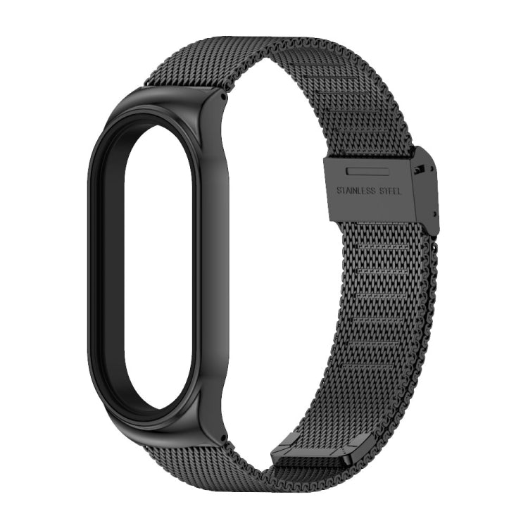 For Xiaomi Mi Band 7 / 7 NFC MIJOBS CS Milan Buckle Metal Watch Band(Black) - Watch Bands by MIJOBS | Online Shopping UK | buy2fix