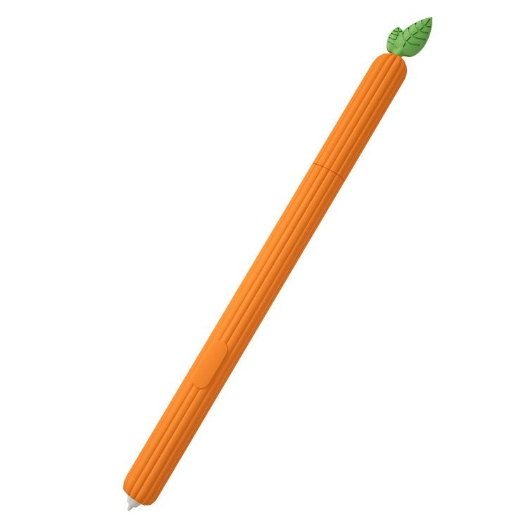 Fruit and Vegetable Shape Stylus Silicone Protective Case For Samsung Galaxy Tab S6(Carrot) - Pencil Accessories by buy2fix | Online Shopping UK | buy2fix