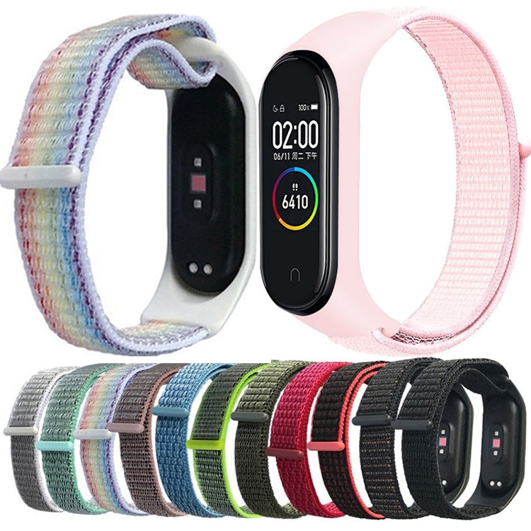 For Xiaomi Mi Band 7 Nylon Weave Watch Band(Indigo) - Watch Bands by buy2fix | Online Shopping UK | buy2fix