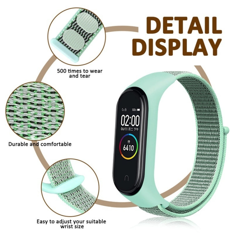 For Xiaomi Mi Band 7 Nylon Weave Watch Band(Iron Anchor Gray) - Watch Bands by buy2fix | Online Shopping UK | buy2fix