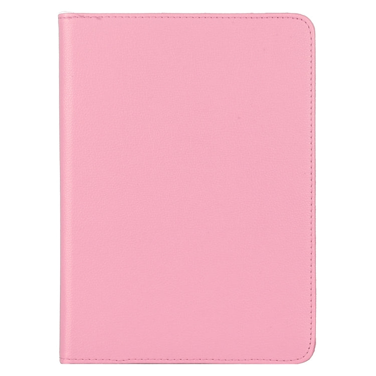 For iPad Air 13 2024 / iPad Pro 12.9 2022 / 2021 / 2020 Litchi Texture Horizontal Flip 360 Degrees Rotation Leather Tablet Case with Holder(Pink) - iPad Pro 12.9 (2022/2021) Cases by buy2fix | Online Shopping UK | buy2fix