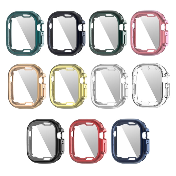 PET Film TPU Watch Case For Apple Watch Ultra 49mm / Ultra 2 49mm(Transparent) - Watch Cases by buy2fix | Online Shopping UK | buy2fix