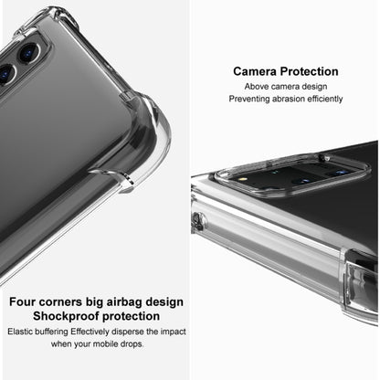 For Motorola Moto X30 Pro 5G / Edge 30 Ultra imak All-inclusive Shockproof Airbag TPU Phone Case (Transparent Black) - Motorola Cases by imak | Online Shopping UK | buy2fix