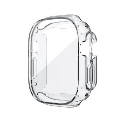 All-inclusive Transparent TPU Protective Case For Apple Watch Ultra 49mm / Apple Watch Ultra 2 49mm - Watch Cases by buy2fix | Online Shopping UK | buy2fix