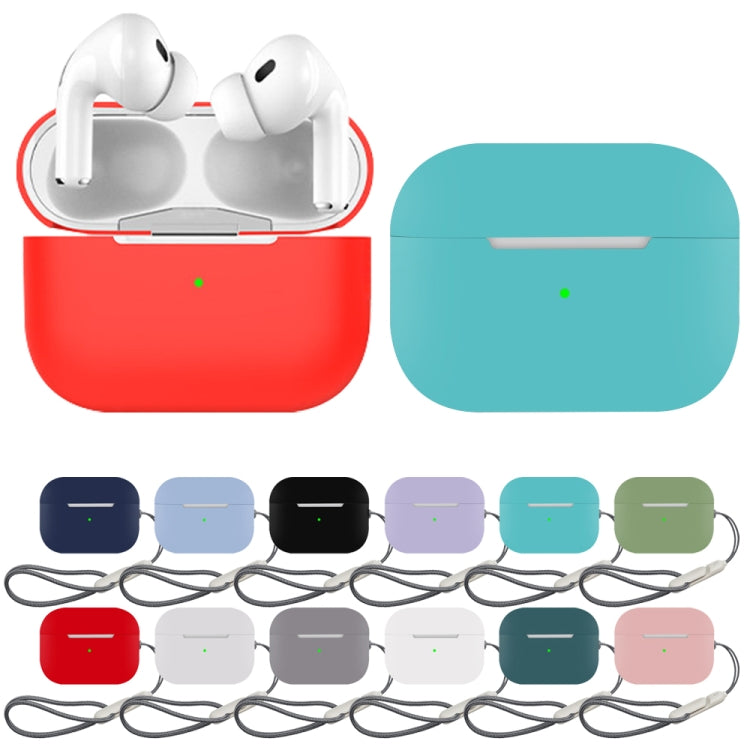 For AirPods Pro 2 Earphone Silicone Protective Case(Pink) - For AirPods Pro 2 by buy2fix | Online Shopping UK | buy2fix