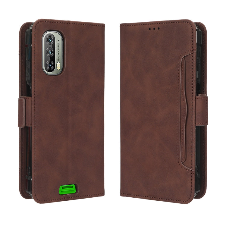 For Blackview BV7100 Skin Feel Calf Texture Card Slots Leather Phone Case(Brown) - More Brand by buy2fix | Online Shopping UK | buy2fix