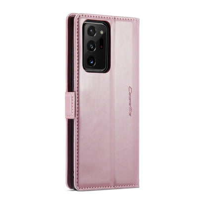 For Samsung Galaxy Note20 Ultra CaseMe 003 Crazy Horse Texture Leather Phone Case(Rose Gold) - Galaxy Phone Cases by CaseMe | Online Shopping UK | buy2fix