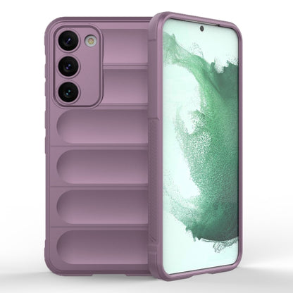 For Samsung Galaxy S23+ 5G Magic Shield TPU + Flannel Phone Case(Purple) - Galaxy S23+ 5G Cases by buy2fix | Online Shopping UK | buy2fix