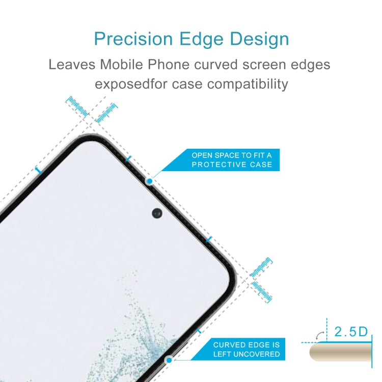 For Samsung Galaxy S23 5G 0.26mm 9H 2.5D Tempered Glass Film, Support Fingerprint Unlock - Galaxy S23 5G Tempered Glass by DIYLooks | Online Shopping UK | buy2fix