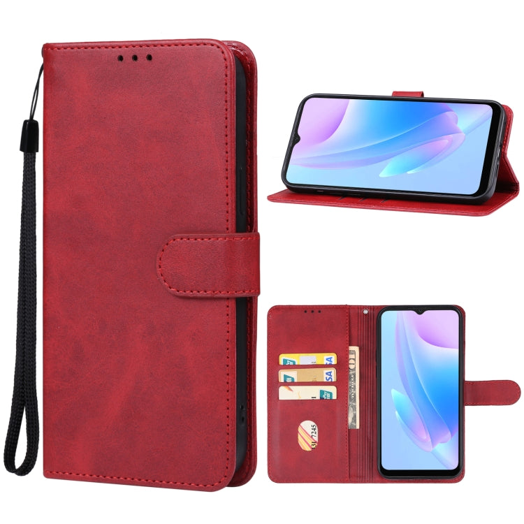 For Blackview A52 / A52 Pro Leather Phone Case(Red) - More Brand by buy2fix | Online Shopping UK | buy2fix