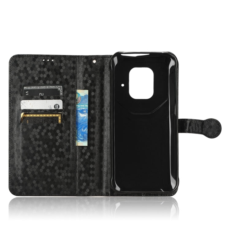 For Ulefone Power Armor 14 / Armor 14 Pro Honeycomb Dot Texture Leather Phone Case(Black) - Ulefone Cases by buy2fix | Online Shopping UK | buy2fix