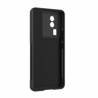 For vivo iQOO Neo7 Magic Shield TPU + Flannel Phone Case(Dark Green) - vivo Cases by buy2fix | Online Shopping UK | buy2fix