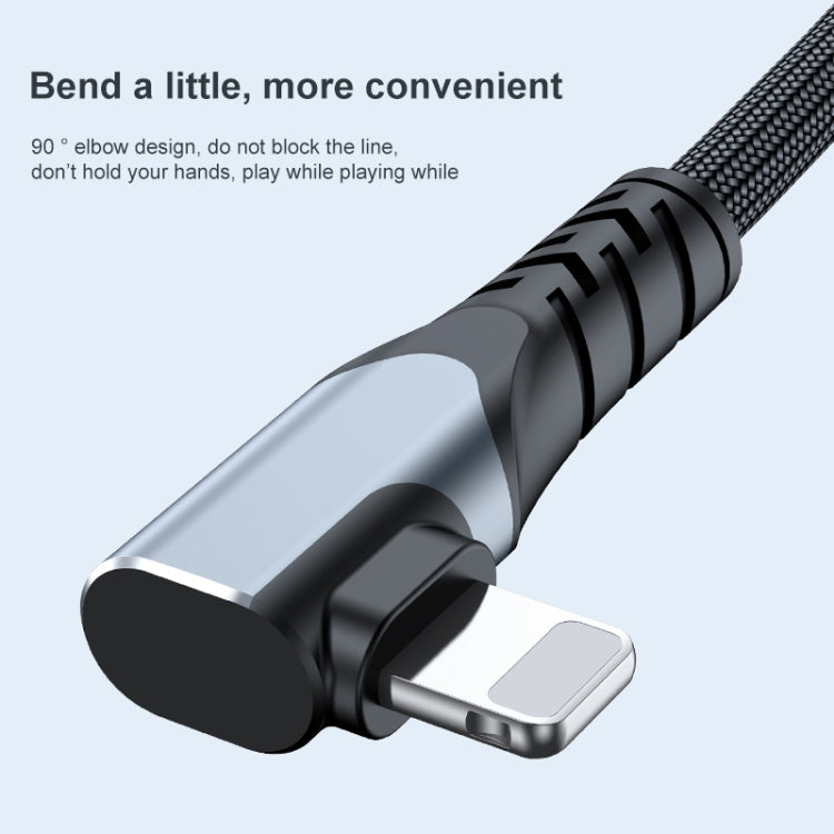 ADC-009 20W USB-C/Type-C to 8 Pin Double Elbow Data Cable, Length:1m - 2 in 1 Cable by buy2fix | Online Shopping UK | buy2fix