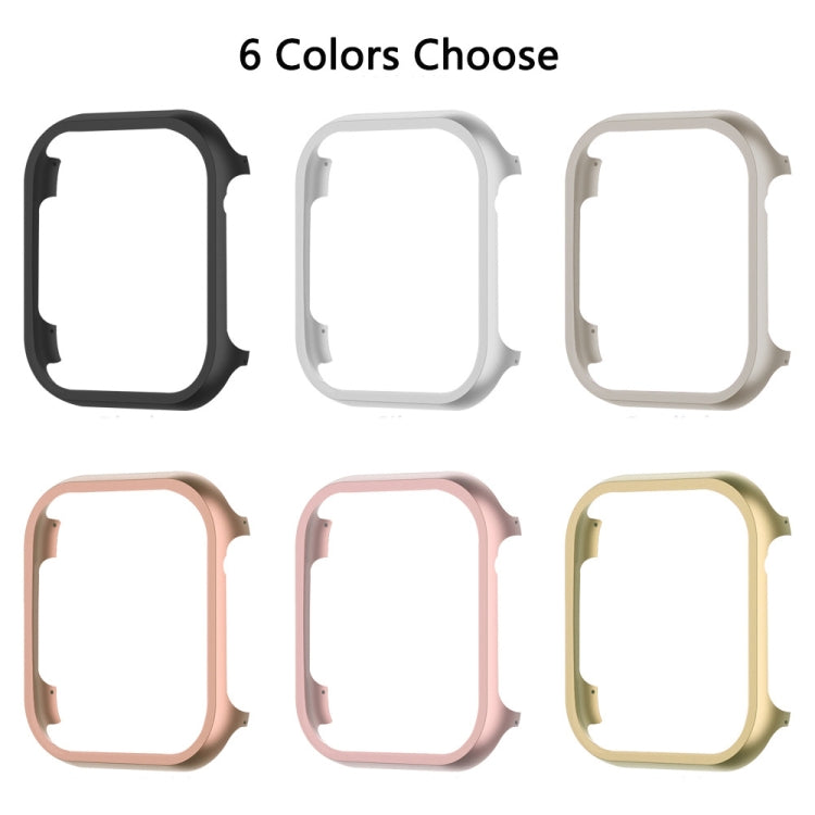 For Apple Watch Ultra 49mm Aluminum Alloy Frame Protective Case(Rose Gold) - Watch Cases by buy2fix | Online Shopping UK | buy2fix