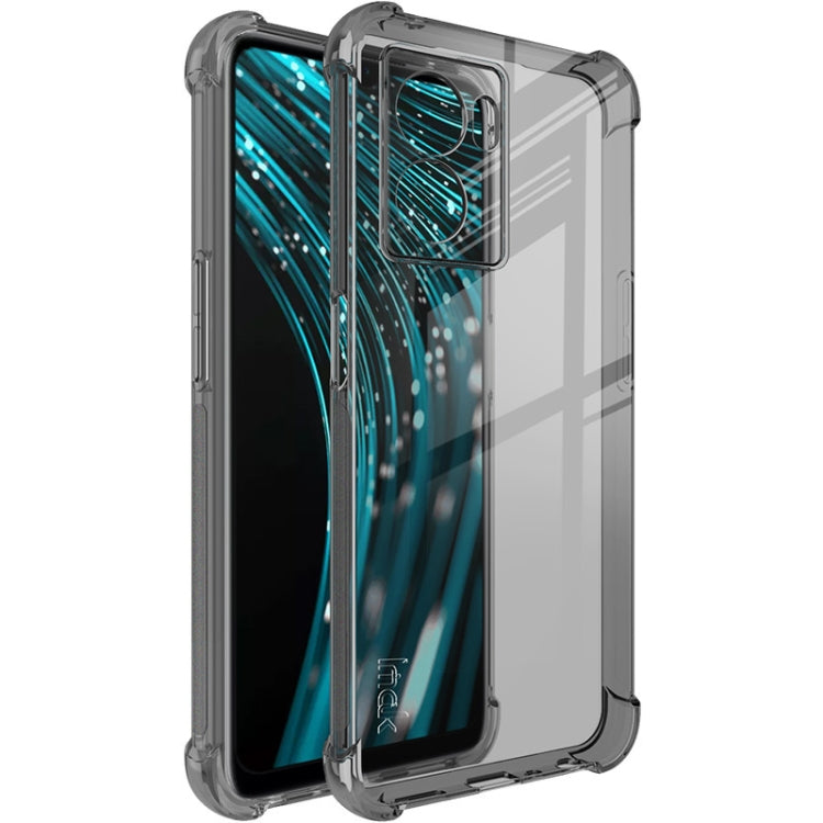 For Realme Narzo 50 5G/Q5i 5G/V23 5G/V23i 5G imak Shockproof Airbag TPU Phone Case(Transparent Black) - Realme Cases by imak | Online Shopping UK | buy2fix