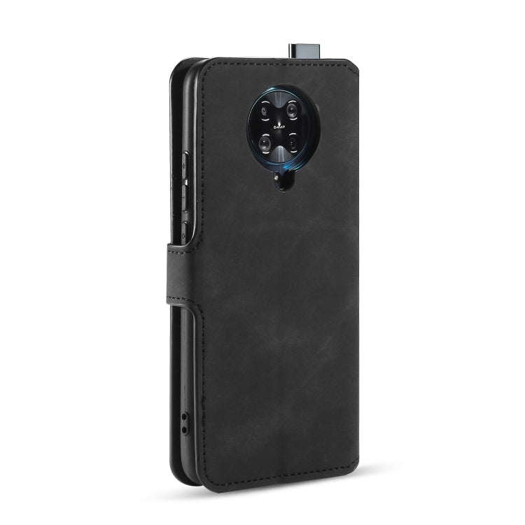 For Xiaomi Redmi K30 Pro DG.MING Retro Oil Side Horizontal Flip Case with Holder & Card Slots & Wallet(Black) - Xiaomi Cases by DG.MING | Online Shopping UK | buy2fix