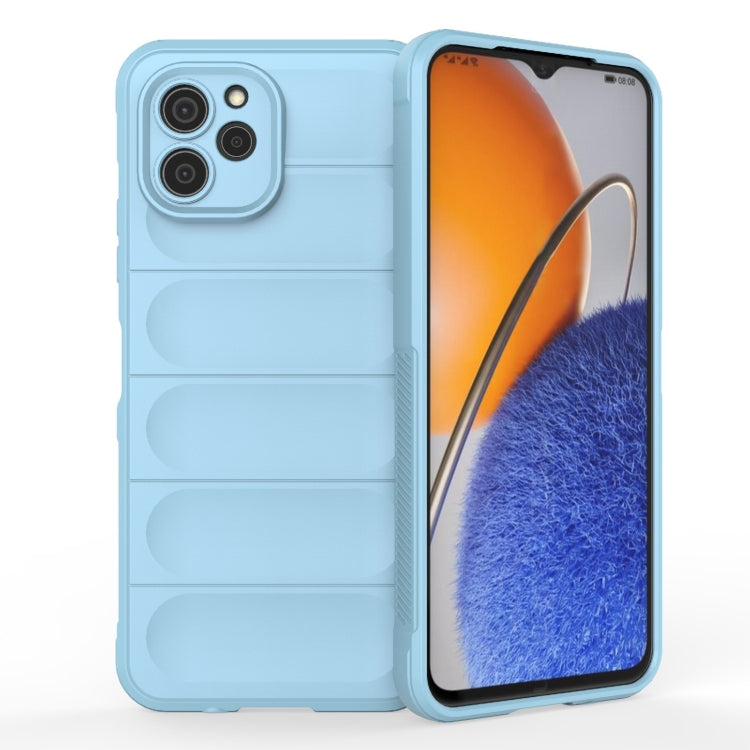 For Huawei nova Y61 Magic Shield TPU + Flannel Phone Case(Light Blue) - Huawei Cases by buy2fix | Online Shopping UK | buy2fix
