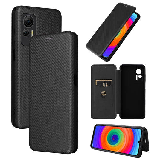 For Ulefone Note 14 Carbon Fiber Texture Flip Leather Phone Case(Black) - Ulefone Cases by buy2fix | Online Shopping UK | buy2fix
