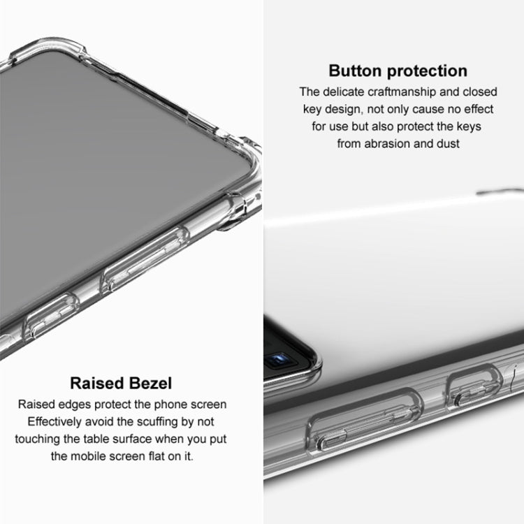 For Motorola Moto X40 5G imak Shockproof Airbag TPU Phone Case(Transparent) - Motorola Cases by imak | Online Shopping UK | buy2fix