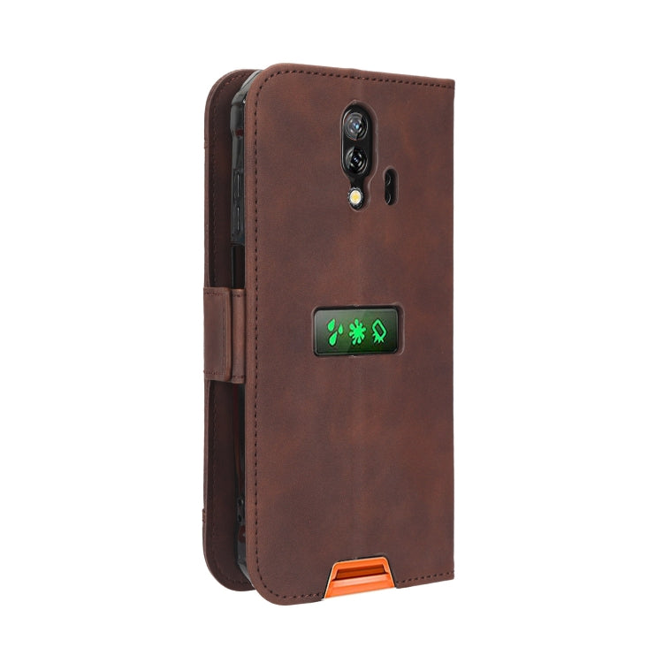 For Blackview BV7200 Skin Feel Calf Texture Card Slots Leather Phone Case(Brown) - More Brand by buy2fix | Online Shopping UK | buy2fix