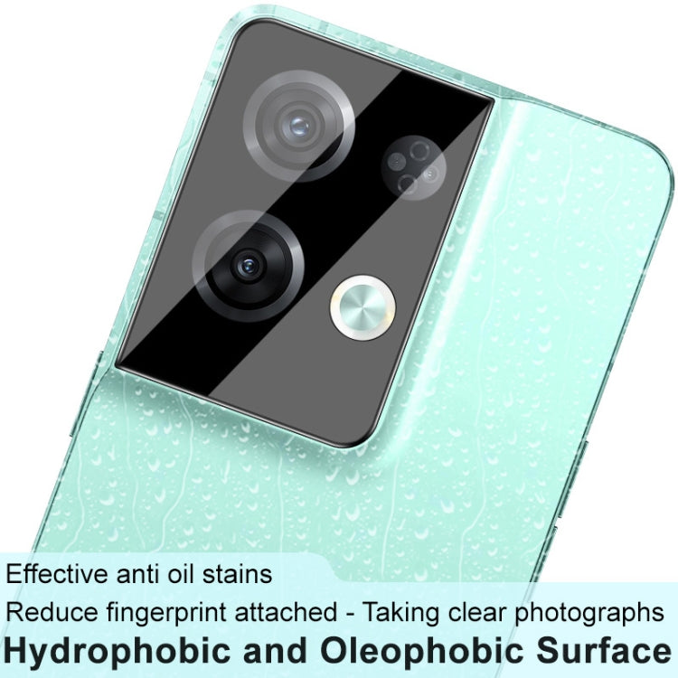 For OPPO Reno8 Pro+ 5G / Reno8 Pro 5G Global imak High Definition Integrated Glass Lens Film Black Version - OPPO Tempered Glass by imak | Online Shopping UK | buy2fix