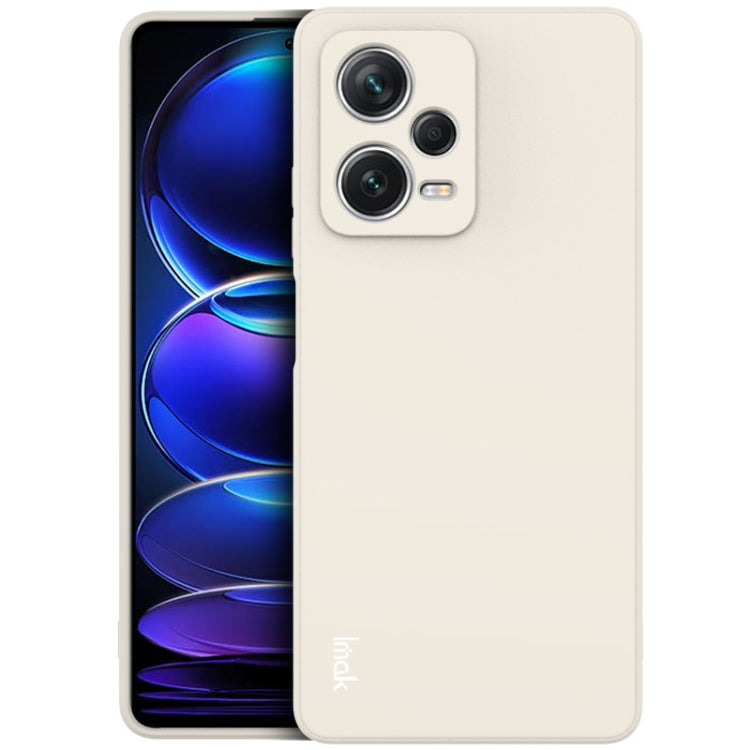 For Xiaomi Redmi Note 12 Pro+ 5G China / India IMAK UC-4 Series Straight Edge TPU Soft Phone Case(White) - Xiaomi Cases by imak | Online Shopping UK | buy2fix