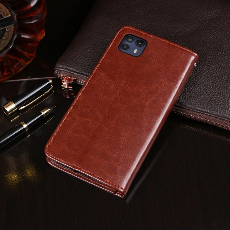 For Ulefone Note 14 idewei Crazy Horse Texture Leather Phone Case with Holder(Rose Red) - Ulefone Cases by idewei | Online Shopping UK | buy2fix