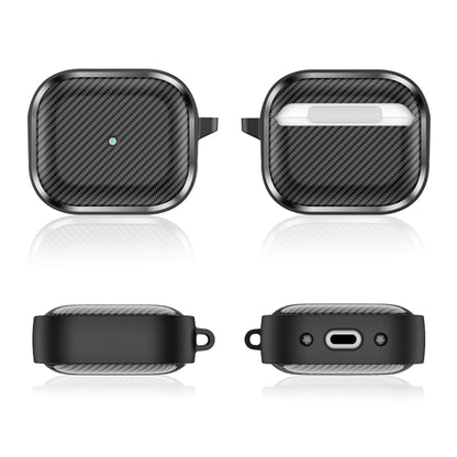 For AirPods 3 Photo Frame Carbon Fiber Series Earphone Case(Black) - For AirPods 3 by buy2fix | Online Shopping UK | buy2fix