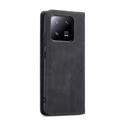 For Xiaomi 13 Pro CaseMe 013 Multifunctional Horizontal Flip Leather Phone Case(Black) - Xiaomi Cases by CaseMe | Online Shopping UK | buy2fix