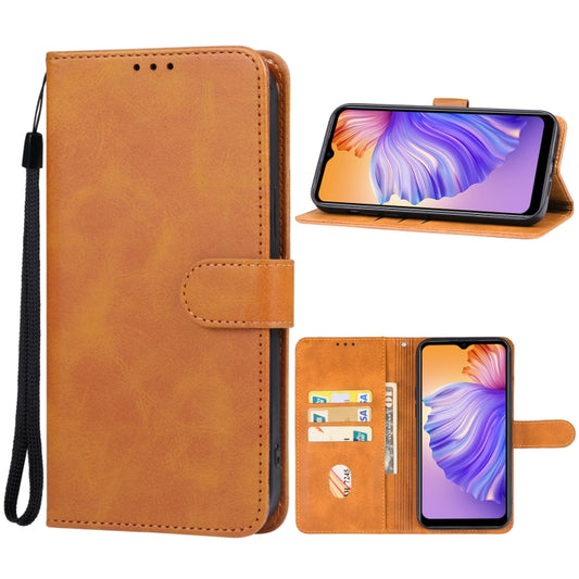 For DOOGEE N50 Leather Phone Case(Brown) - Doogee Cases by buy2fix | Online Shopping UK | buy2fix