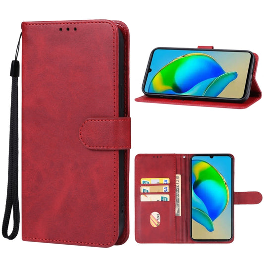For ZTE Blade V41 Smart Leather Phone Case(Red) - ZTE Cases by buy2fix | Online Shopping UK | buy2fix