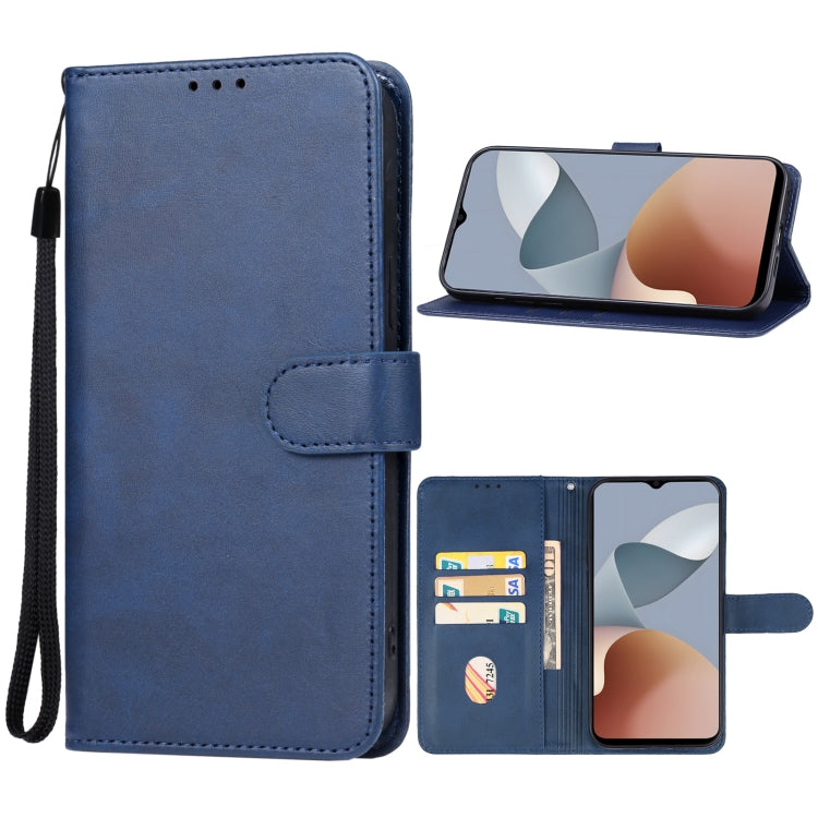 For ZTE Blade A54 Leather Phone Case(Blue) - ZTE Cases by buy2fix | Online Shopping UK | buy2fix