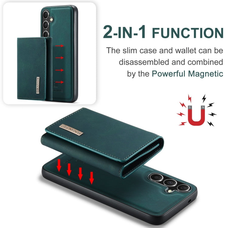 For Samsung Galaxy S24+ 5G DG.MING M1 Series 3-Fold Multi Card Wallet + Magnetic Phone Case(Green) - Galaxy S24+ 5G Cases by DG.MING | Online Shopping UK | buy2fix