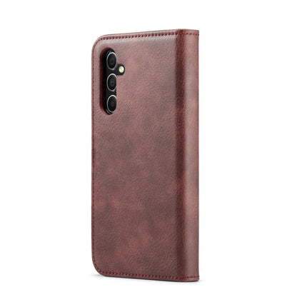 For Samsung Galaxy A34 5G DG.MING Crazy Horse Texture Detachable Magnetic Leather Case(Red) - Galaxy Phone Cases by DG.MING | Online Shopping UK | buy2fix