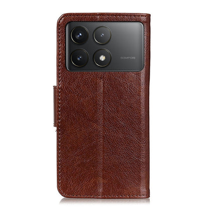 For Xiaomi Redmi K70 5G / K70 Pro 5G Nappa Texture Horizontal Flip Leather Phone Case(Brown) - K70 Cases by buy2fix | Online Shopping UK | buy2fix