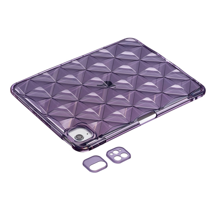 Diamond Texture TPU Airbag Tablet Case For iPad Pro 11 2022 / 2021 / 2020(Purple) - iPad 2025 / 2022 Cases by buy2fix | Online Shopping UK | buy2fix