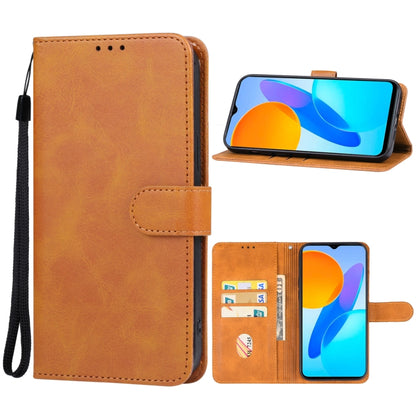 For Honor X6s Leather Phone Case(Brown) - Honor Cases by buy2fix | Online Shopping UK | buy2fix