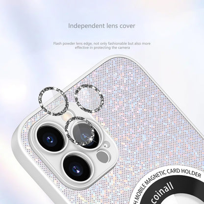 For iPhone 11 Pro Max Colorful Glitter Magnetic Magsafe TPU + PC Phone Case(Black) - iPhone 11 Pro Max Cases by buy2fix | Online Shopping UK | buy2fix