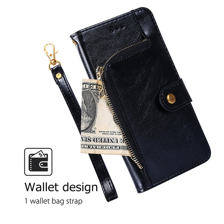 For Huawei Pura 70 Pro / 70 Pro+ 5G Zipper Bag Leather Phone Case(Black) - Huawei Cases by buy2fix | Online Shopping UK | buy2fix