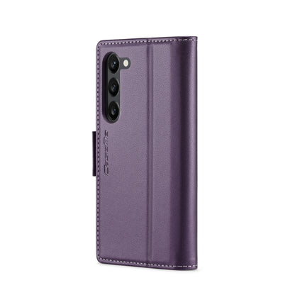 For Samsung Galaxy S23+ 5G CaseMe 023 Butterfly Buckle Litchi Texture RFID Anti-theft Leather Phone Case(Pearly Purple) - Galaxy Phone Cases by CaseMe | Online Shopping UK | buy2fix