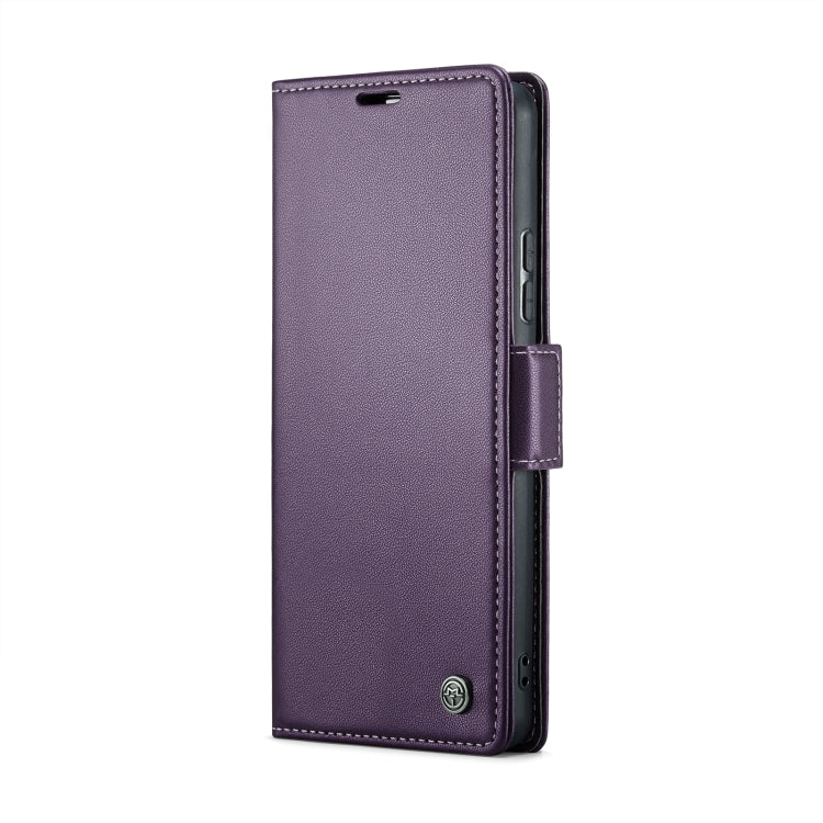 For Samsung Galaxy A54 5G CaseMe 023 Butterfly Buckle Litchi Texture RFID Anti-theft Leather Phone Case(Pearly Purple) - Galaxy Phone Cases by CaseMe | Online Shopping UK | buy2fix