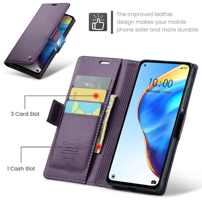 For Xiaomi Mi 10T 5G／10T Pro 5G CaseMe 023 Butterfly Buckle Litchi Texture RFID Anti-theft Leather Phone Case(Pearly Purple) - Xiaomi Cases by CaseMe | Online Shopping UK | buy2fix