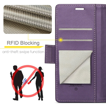 For Xiaomi Mi 10T 5G／10T Pro 5G CaseMe 023 Butterfly Buckle Litchi Texture RFID Anti-theft Leather Phone Case(Pearly Purple) - Xiaomi Cases by CaseMe | Online Shopping UK | buy2fix