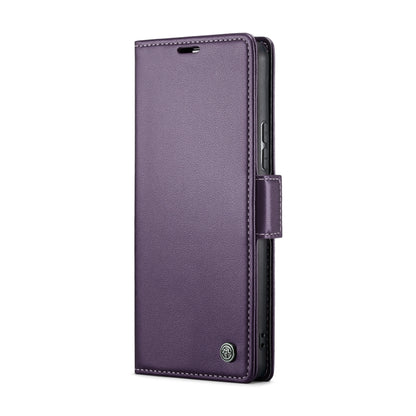 For Xiaomi 13T/13T Pro CaseMe 023 Butterfly Buckle Litchi Texture RFID Anti-theft Leather Phone Case(Pearly Purple) - Xiaomi Cases by CaseMe | Online Shopping UK | buy2fix