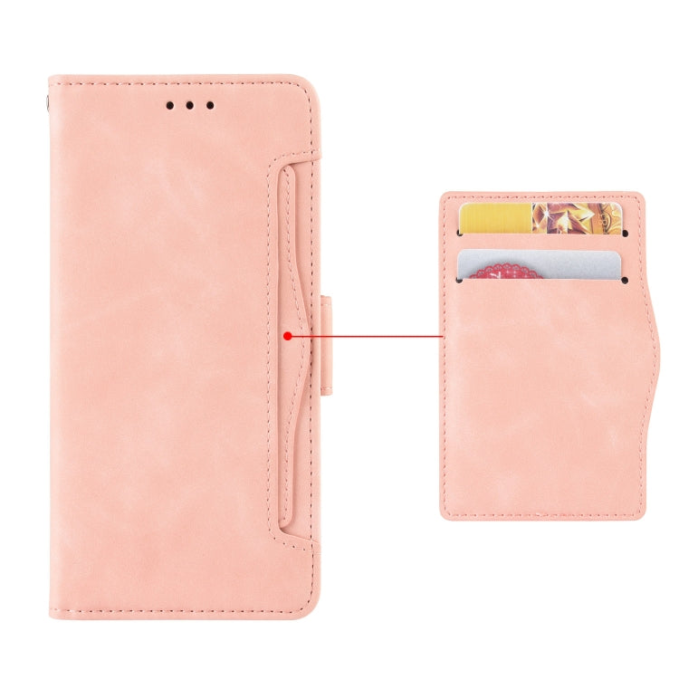 For Xiaomi 14 Pro Skin Feel Calf Texture Card Slots Leather Phone Case(Pink) - 14 Pro Cases by buy2fix | Online Shopping UK | buy2fix